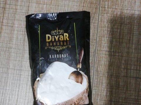 Açılmamış pakette karbonat